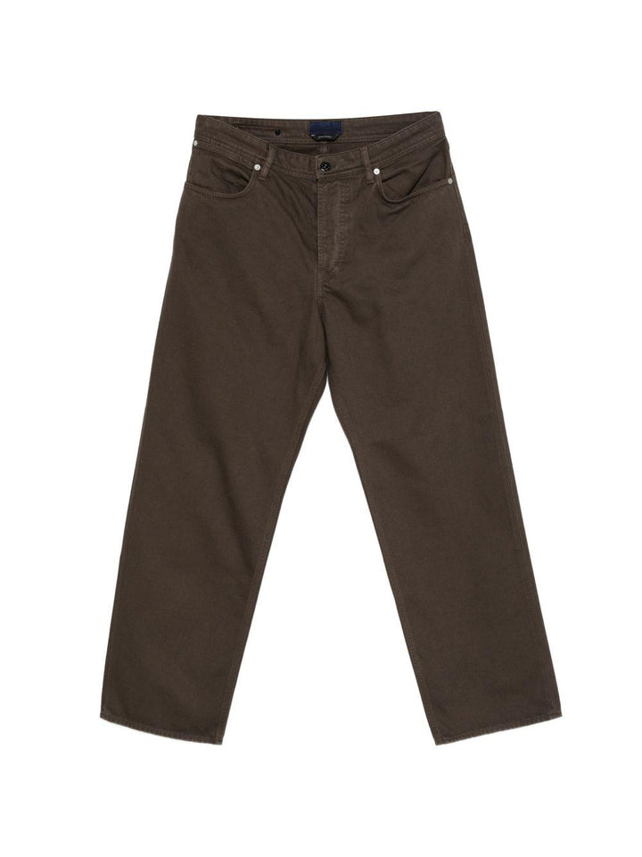 Jeans Umber marroni cinque tasche 
