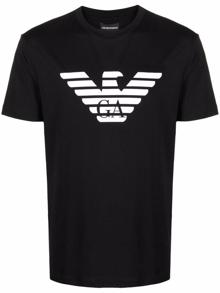 T-shirt nera manica corta 