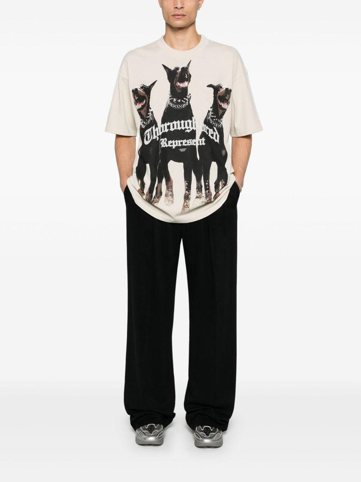 T-shirt bianca Thoroughbred 