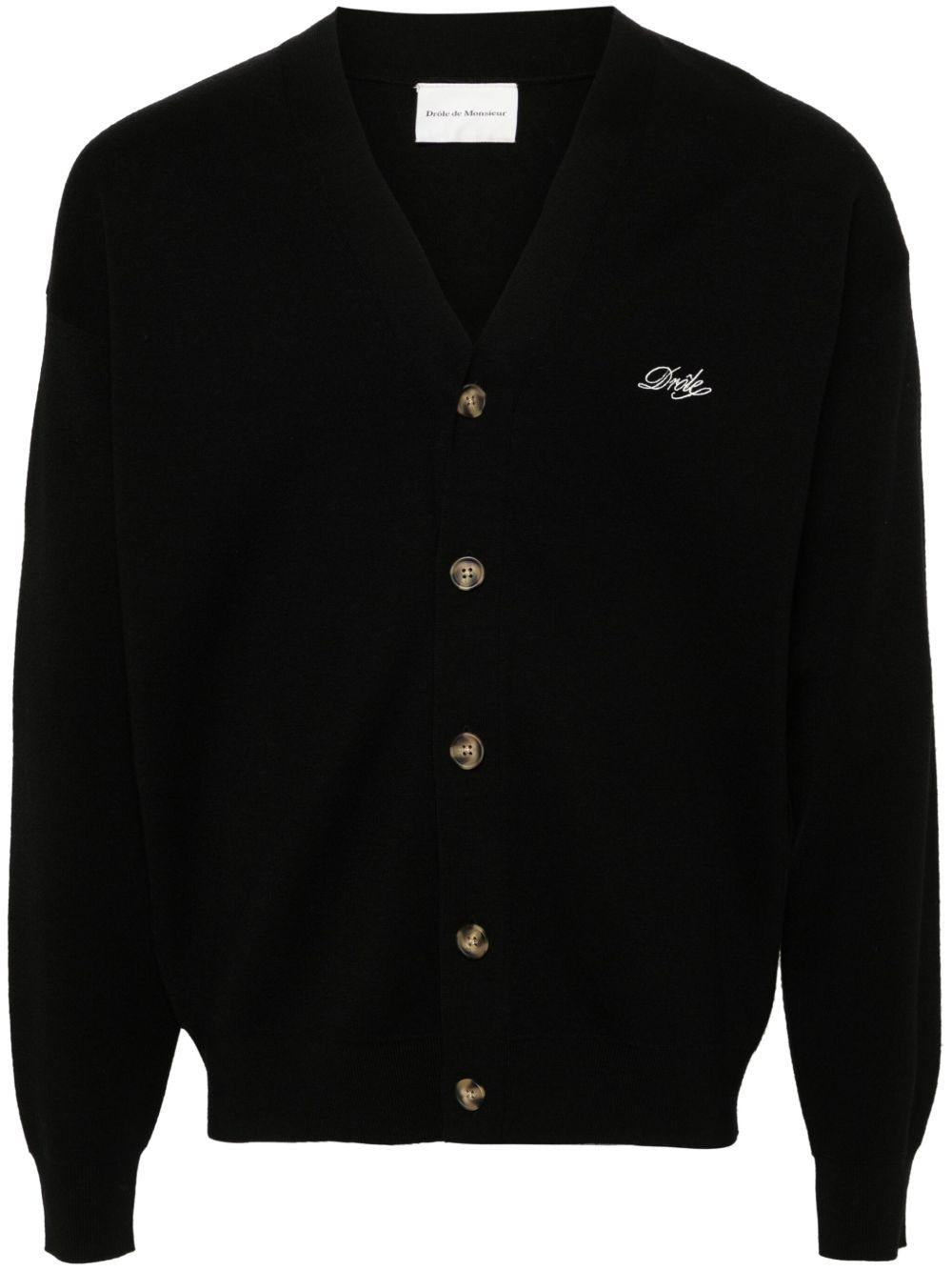 Le Cardigan Drôle nero 