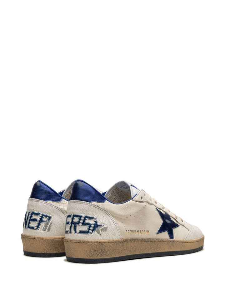 Sneakers Ball Star bianche e blu con dettaglio stella 