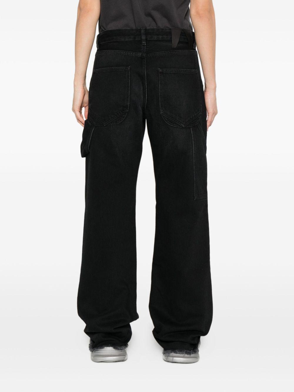 Jeans con tasche sfilacciate 
