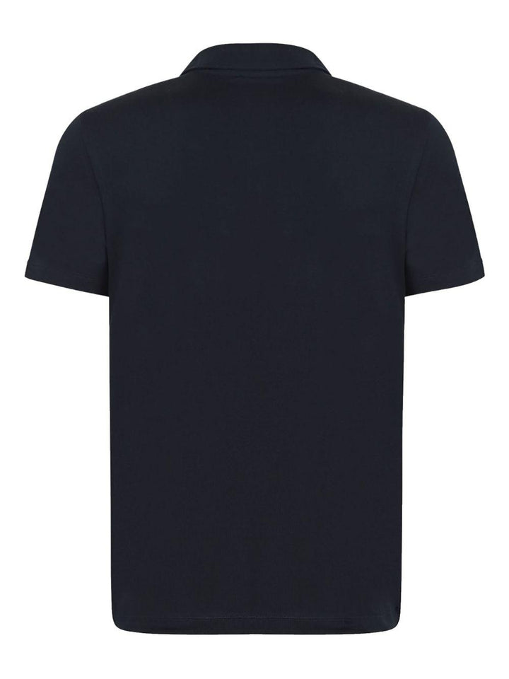 Polo a maniche corte blu 