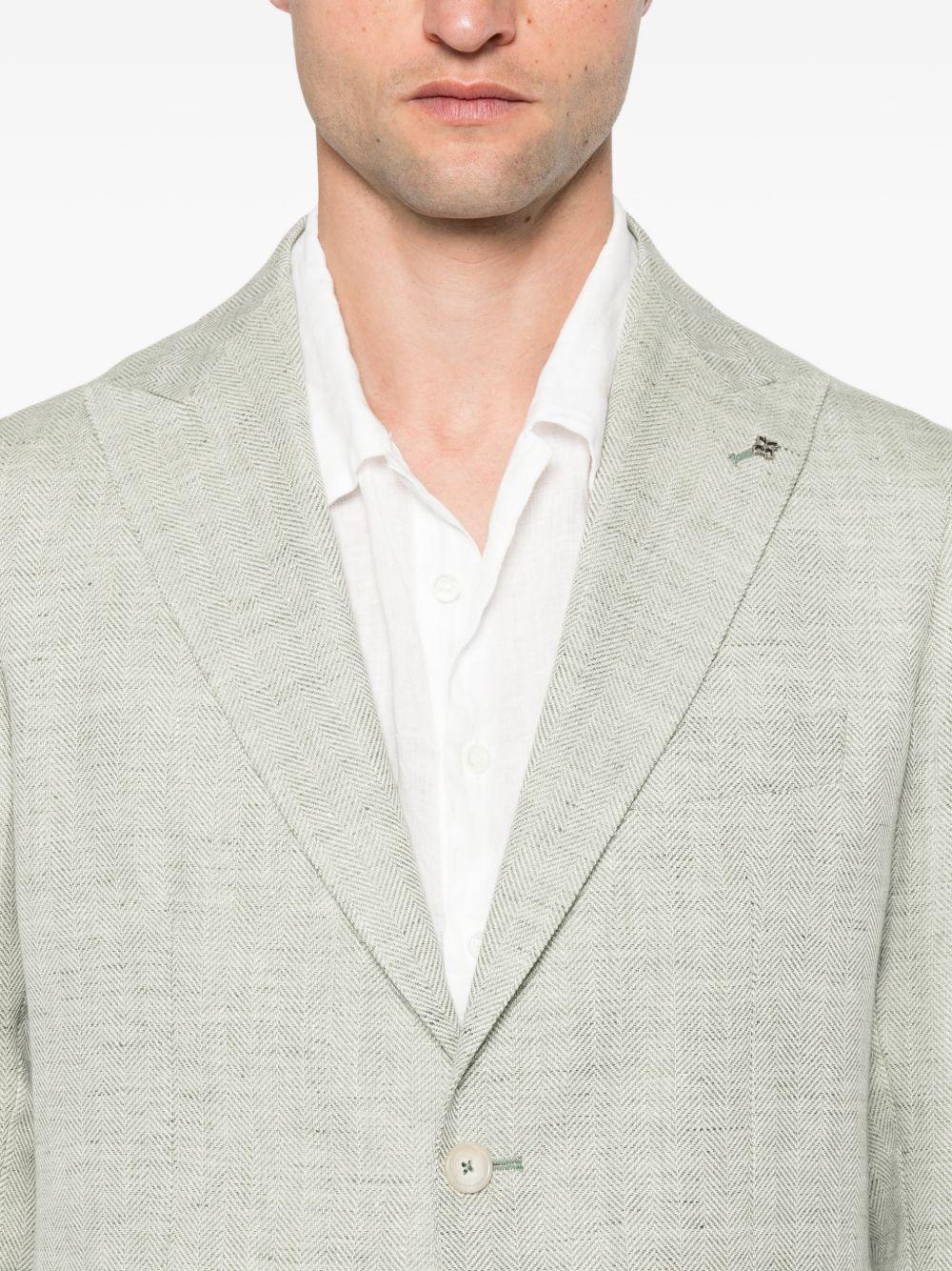 Blazer monopetto verde 