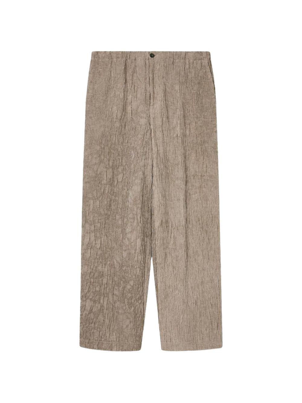 Pantalone duna con vita elastica e gamba dritta 