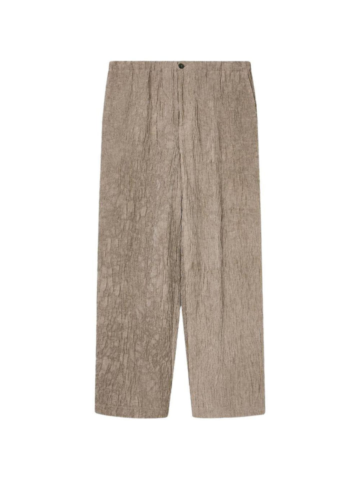 Pantalone duna con vita elastica e gamba dritta 