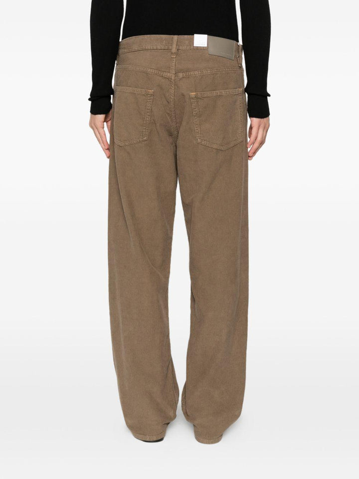 Pantaloni marrone a coste 