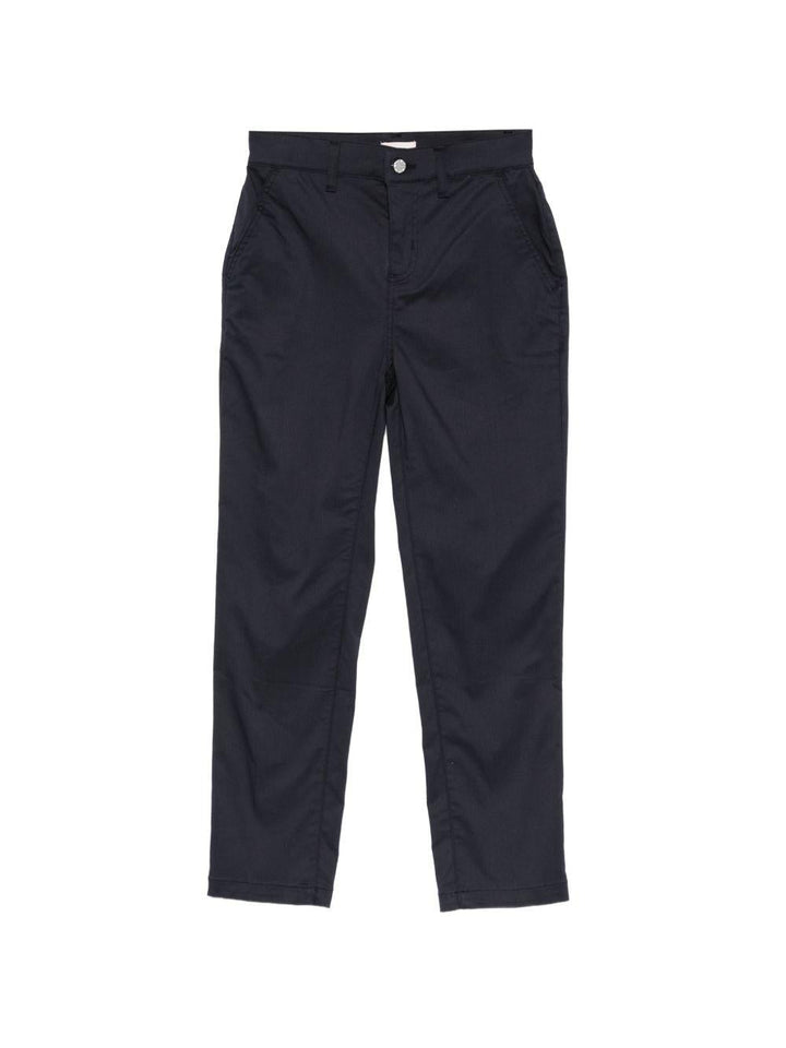 Pantaloni con patch logo 