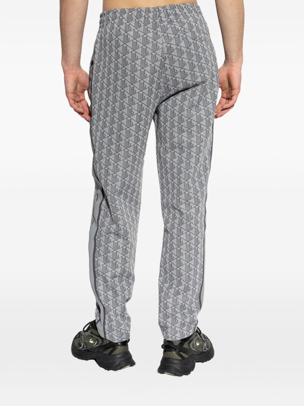 Pantaloni sportivi grigio jacquard 