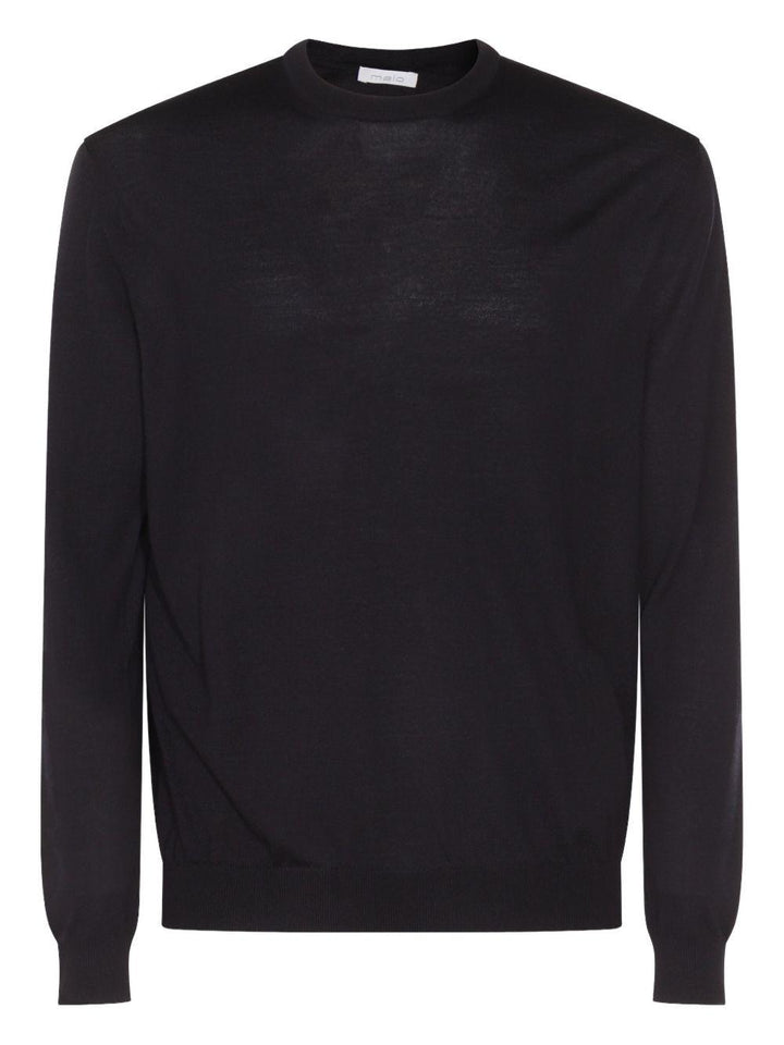 Maglione blu scuro in lana 