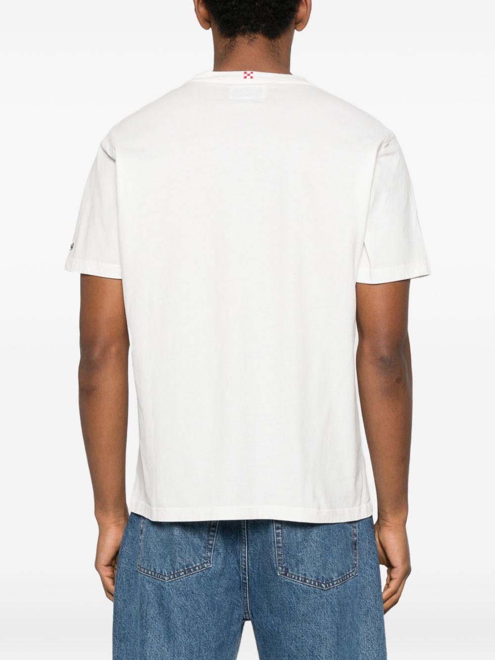 T-shirt bianca con stampa grafica 