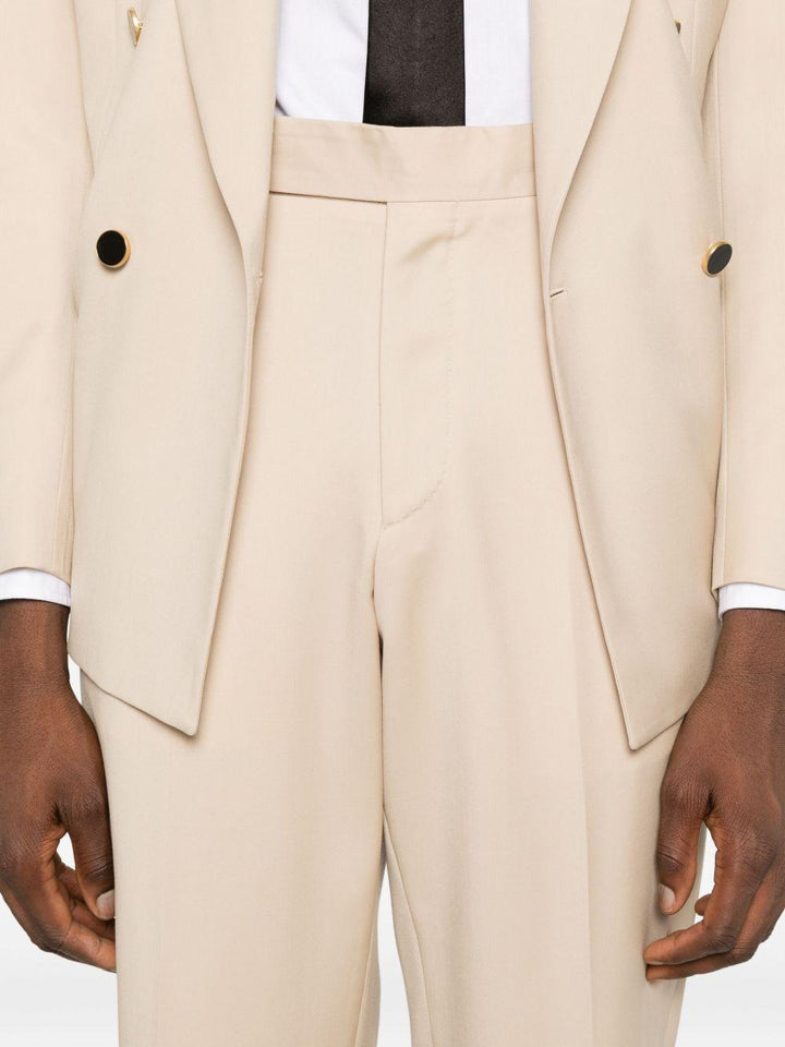 Pantaloni beige dritti 