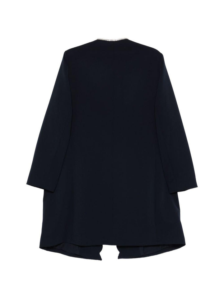 Cappotto con orlo a smerlo 