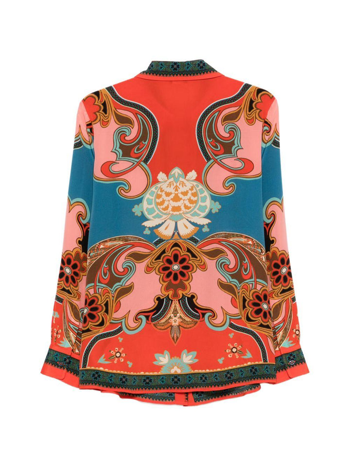 Camicia con stampa floreale 