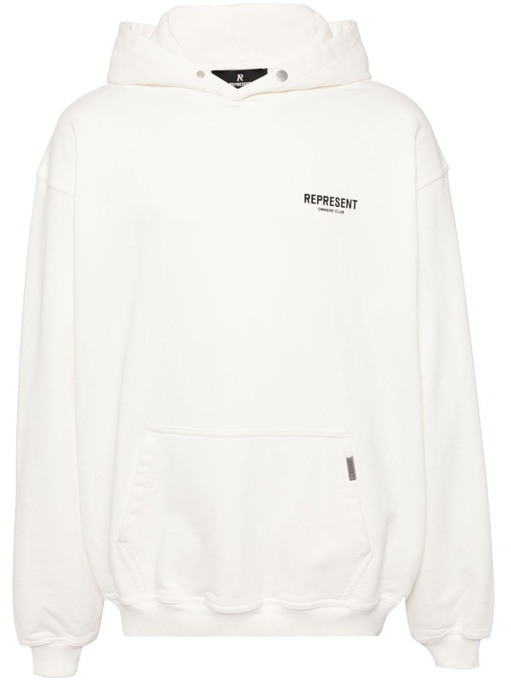 Felpa Hoodie Owners club bianca 