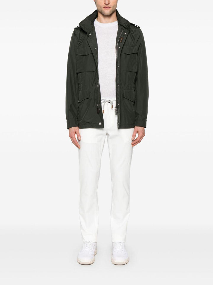 Pantaloni con coulisse bianco 