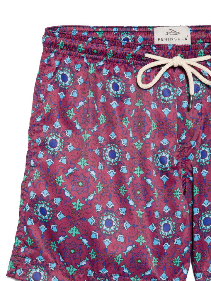 Costume da bagno fantasia con stampa geometrica 