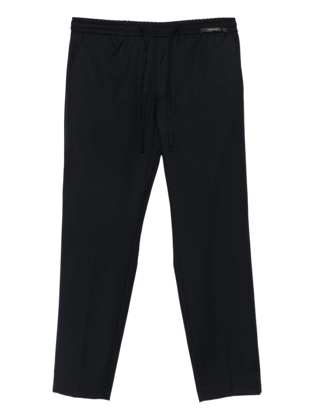 Pantaloni Adam con coulisse blu navy 