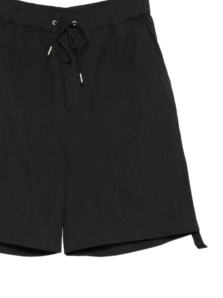 Shorts con coulisse neri 
