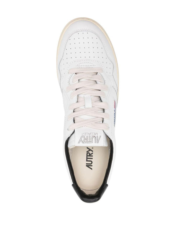 Sneakers bianche e nere Medalist con inserti 
