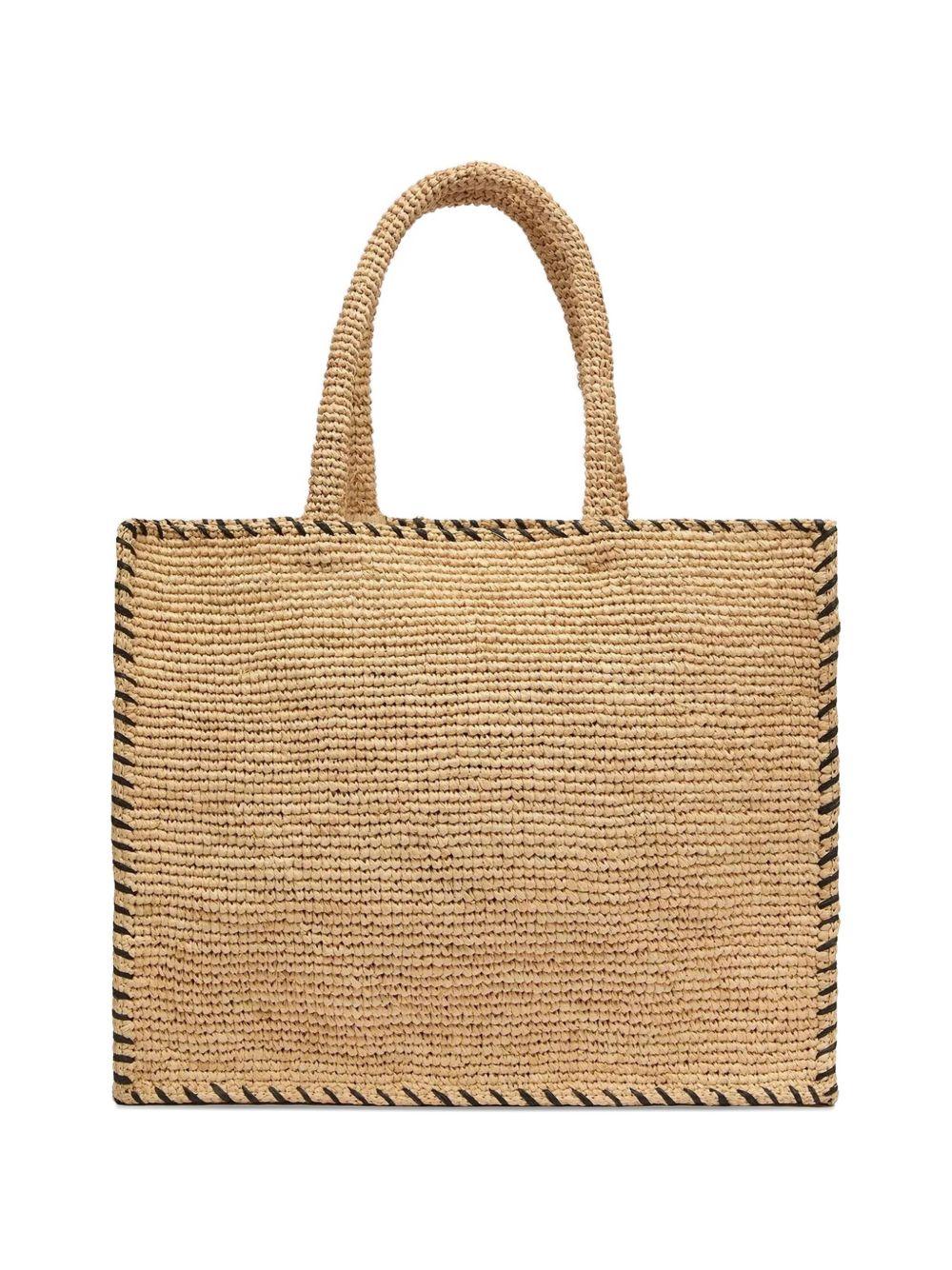 Borsa tote Collette in rafia 