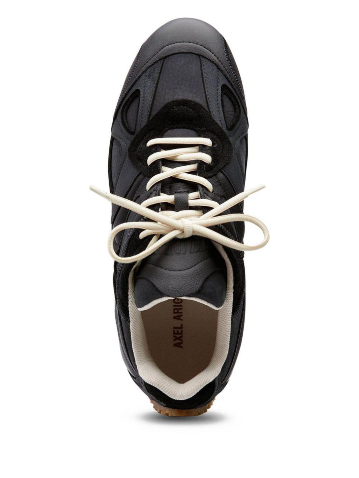 Sneakers con inserti black/gum 