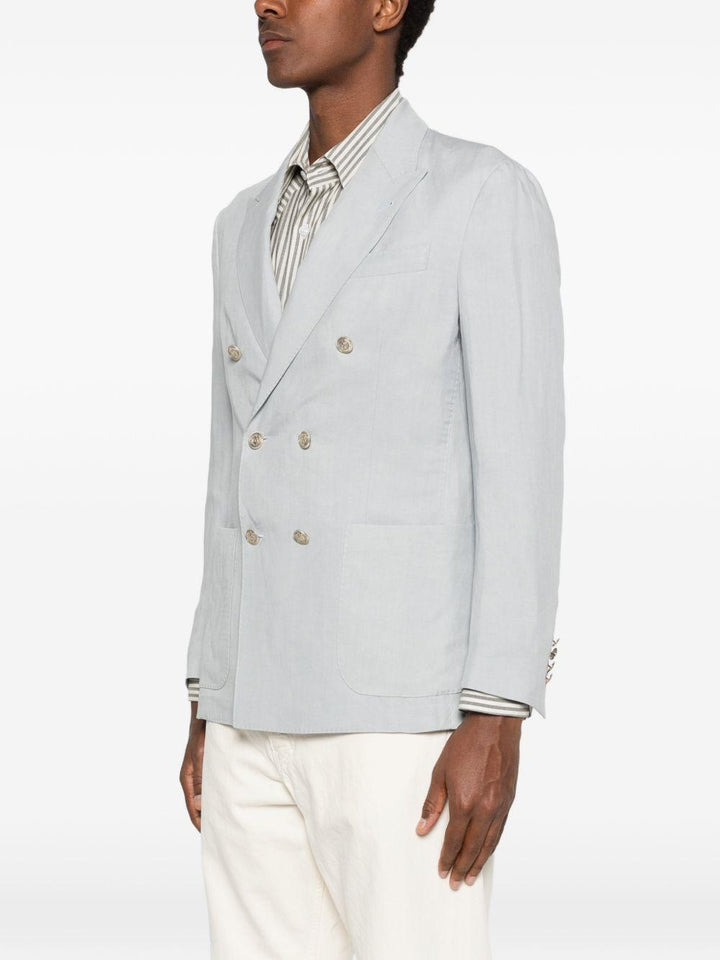 Blazer doppiopetto denim 