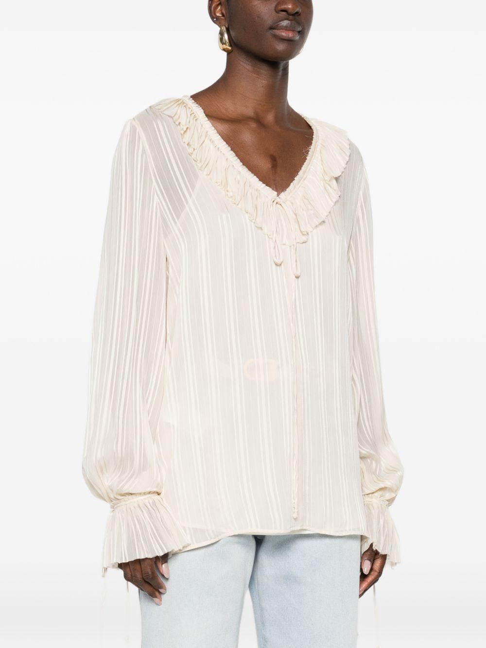 Camicia con ruches 