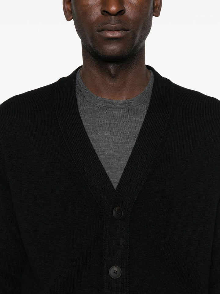 Cardigan pesante nero