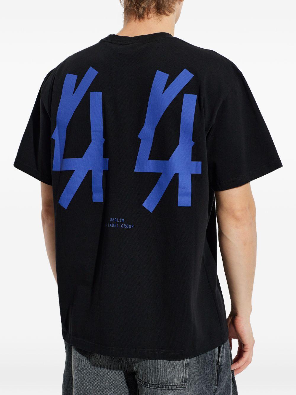T-shirt stampata nera 