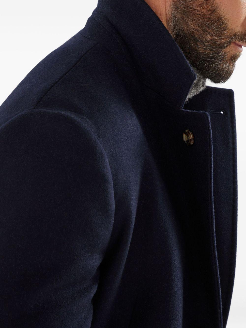 Cappotto sartoriale blu navy 