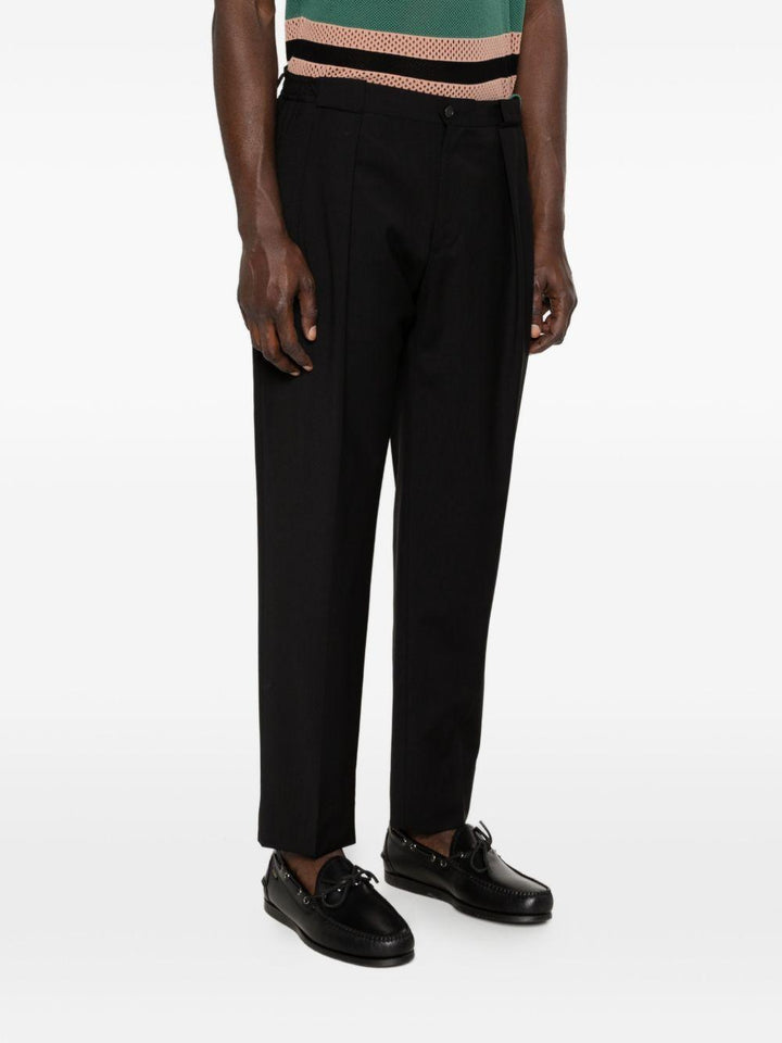 Pantaloni Portobello con coulisse neri 