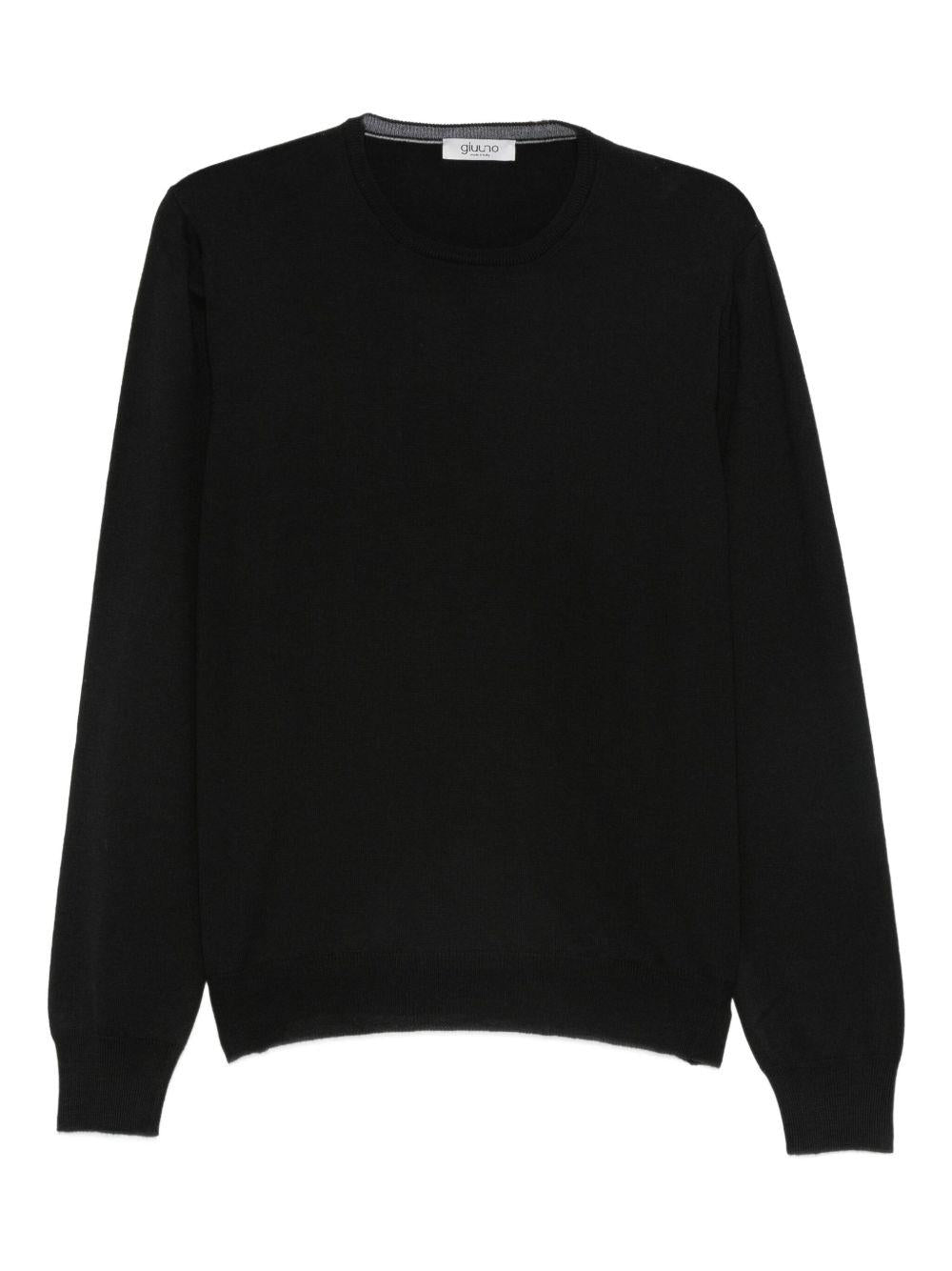 Maglione girocollo nero 