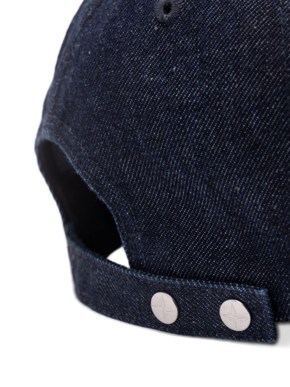 Cappello baseball blu con logo 