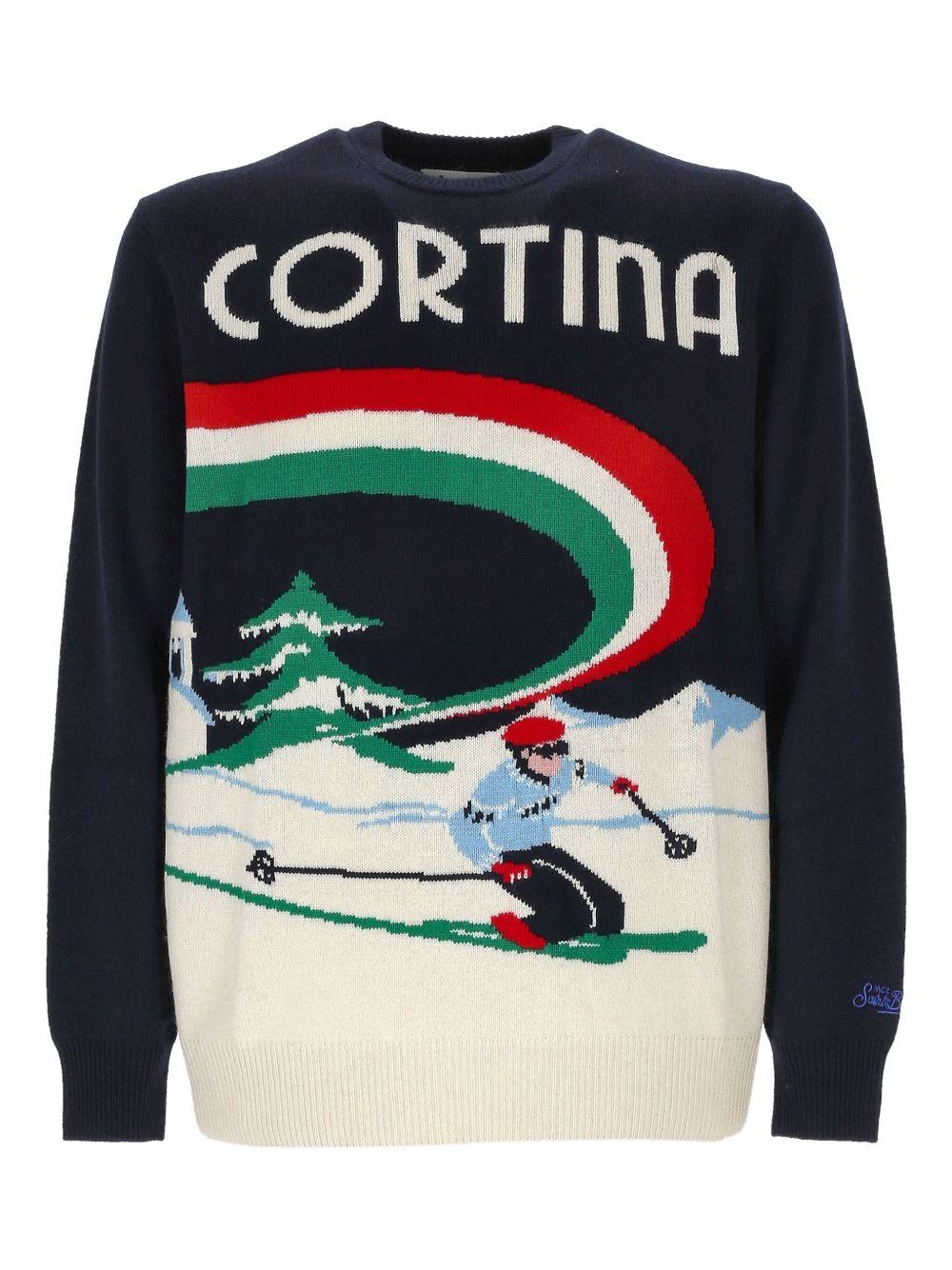 Maglione blu Cortina 