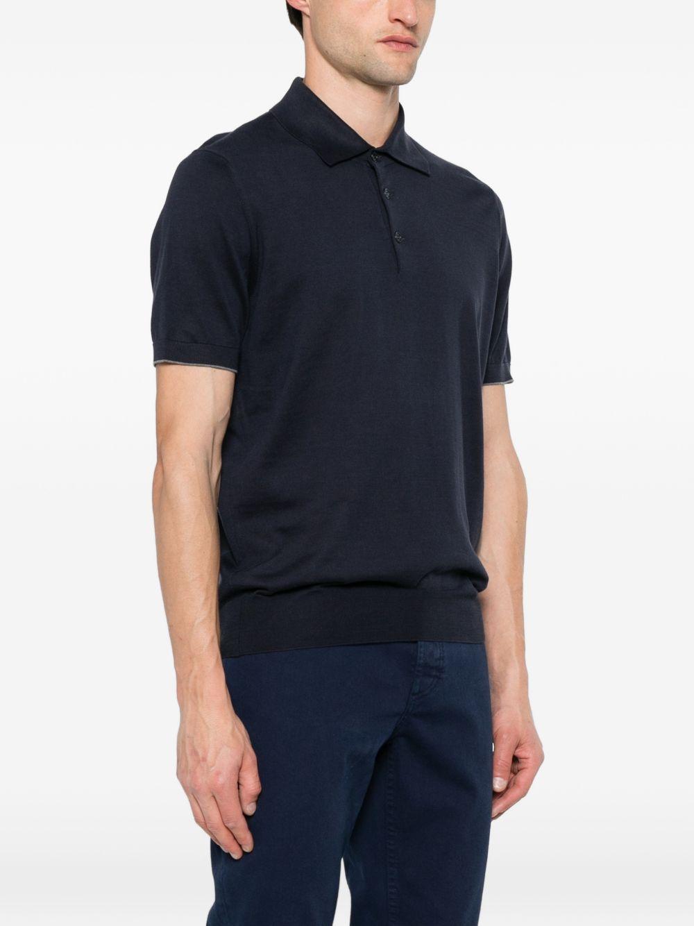 Polo blu 