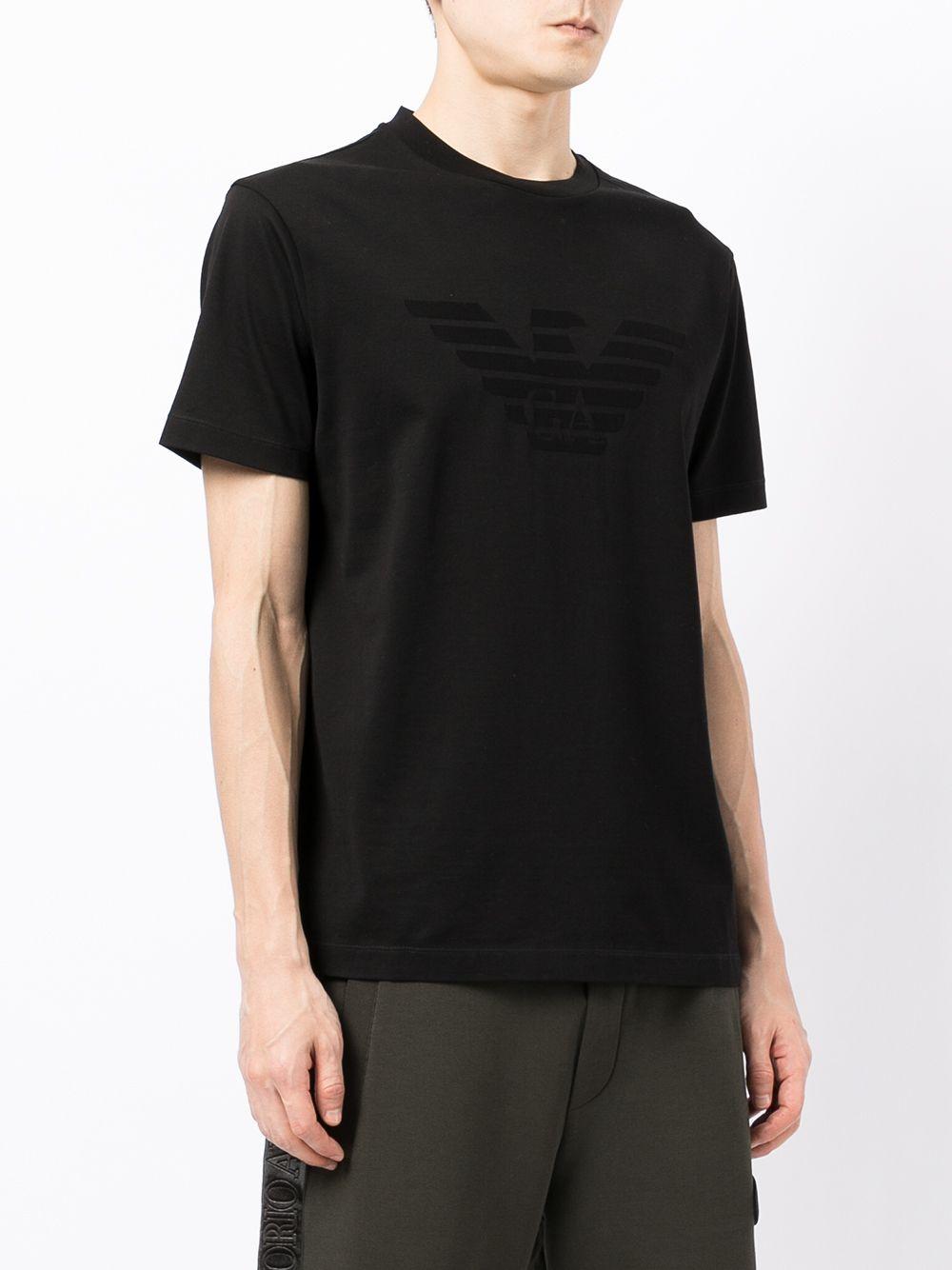 T-shirt girocollo in cotone 