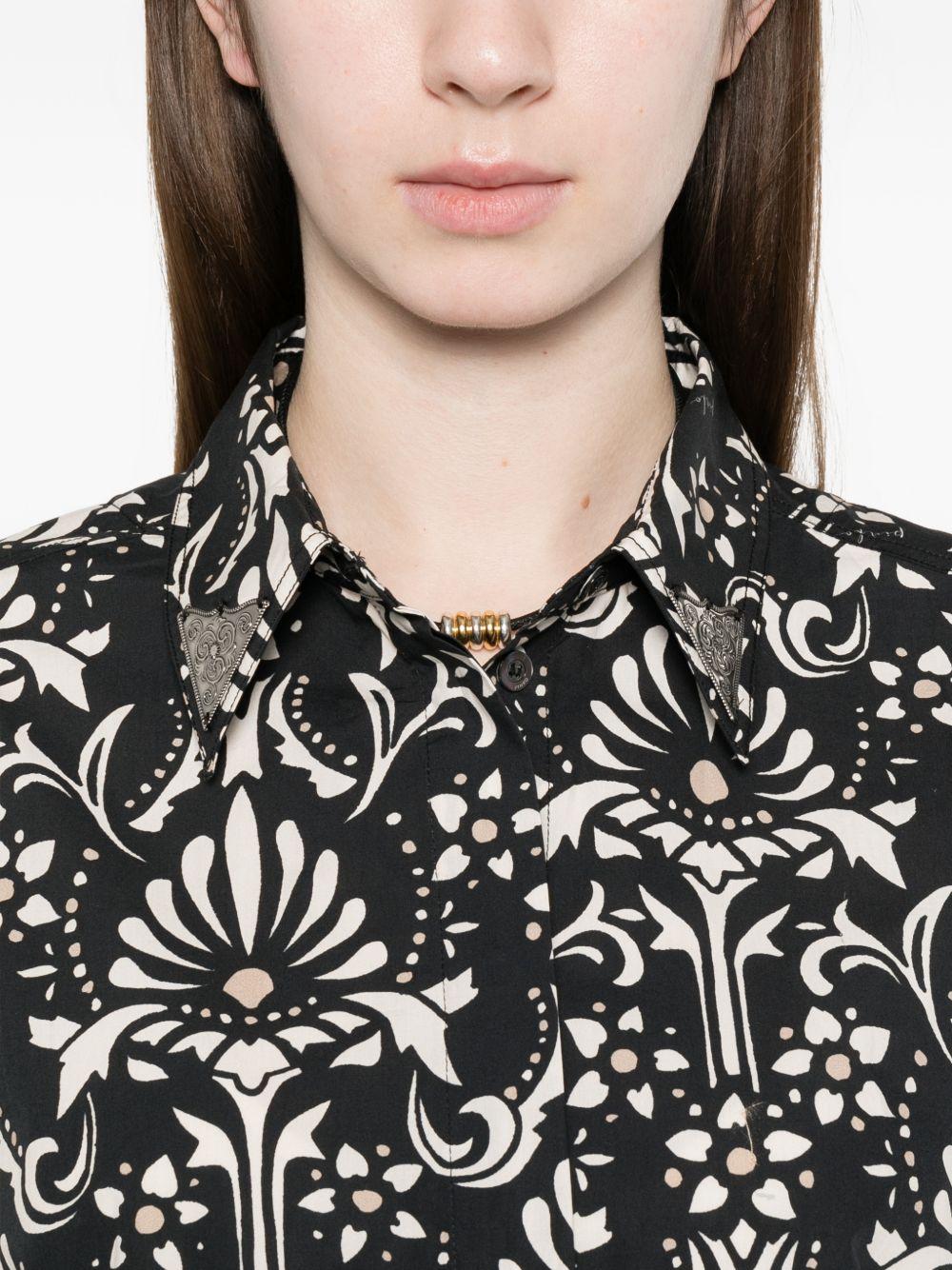 Camicia con stampa 