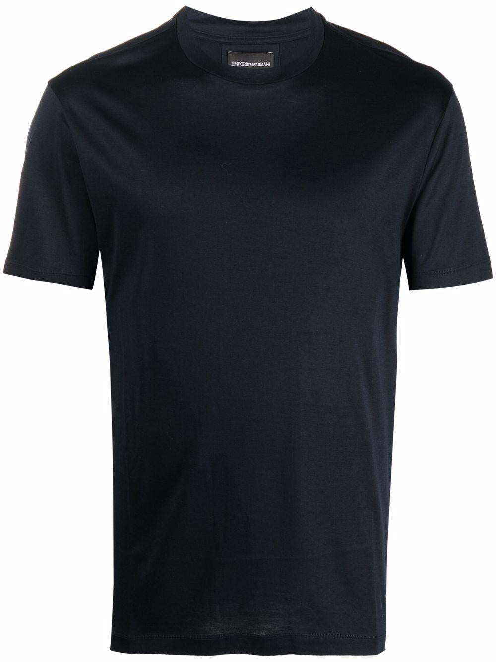 T-shirt blu logo eagle 