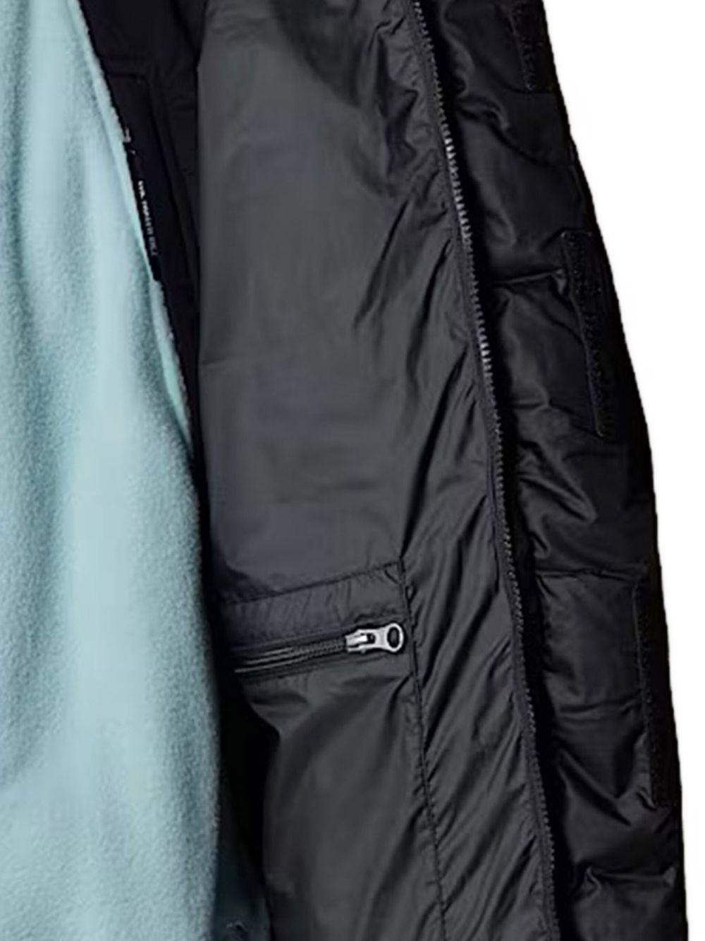 Piumino Himalayan con cappuccio nero 