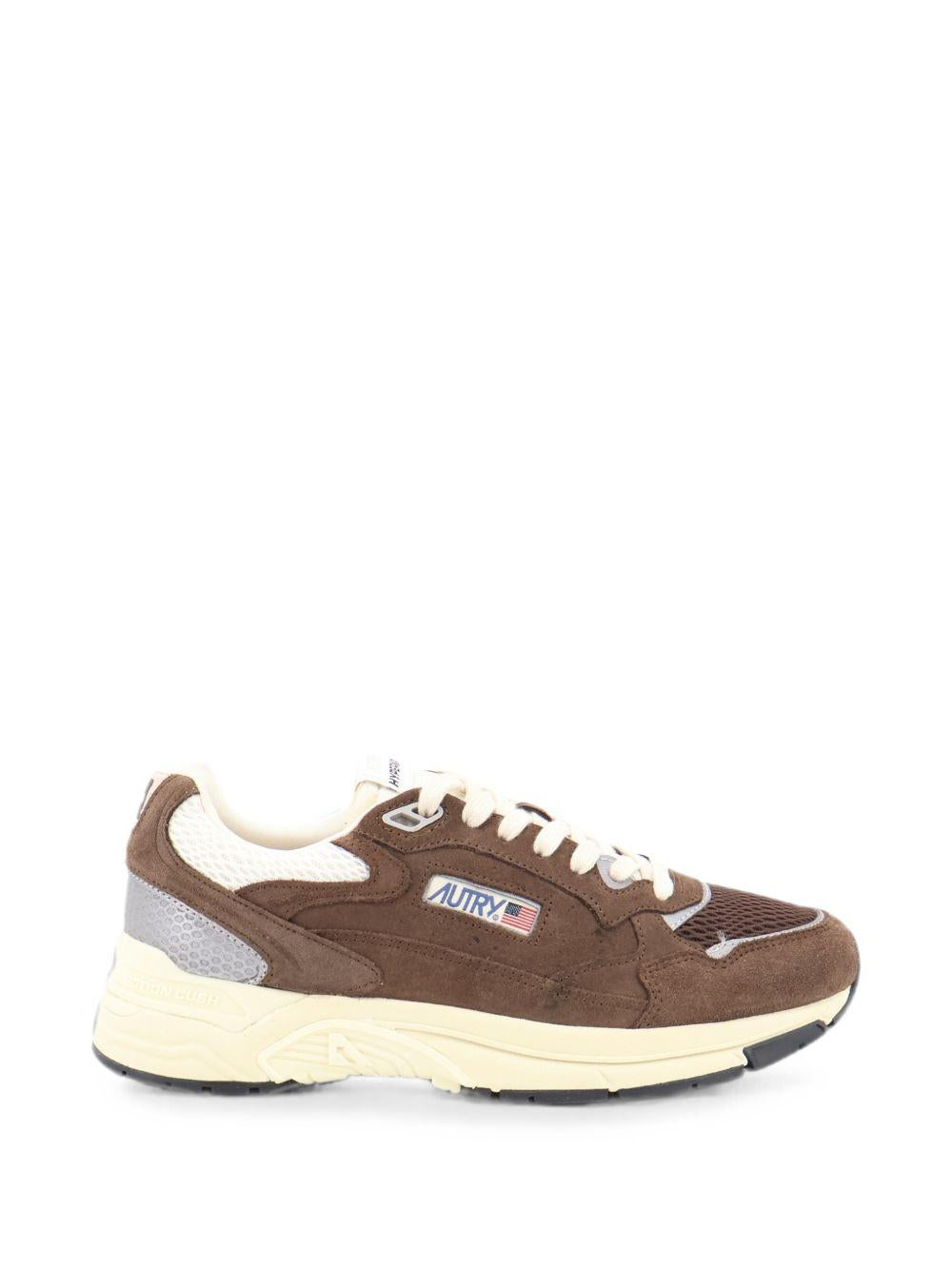Sneakers cotto con inserti 