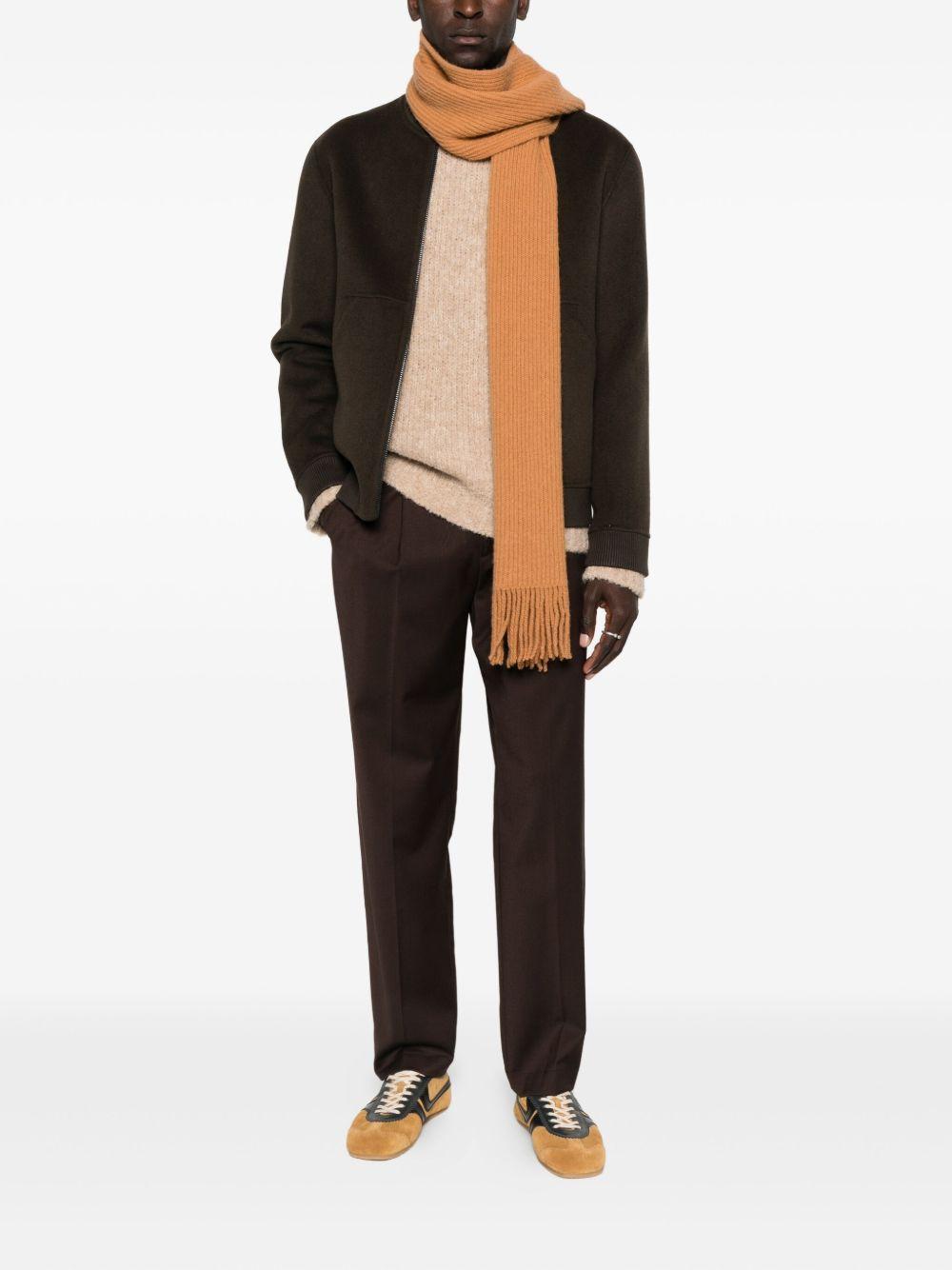 Bomber testa di moro con zip 