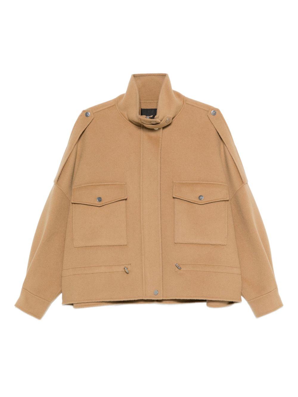 Bomber con maniche a spalla bassa 