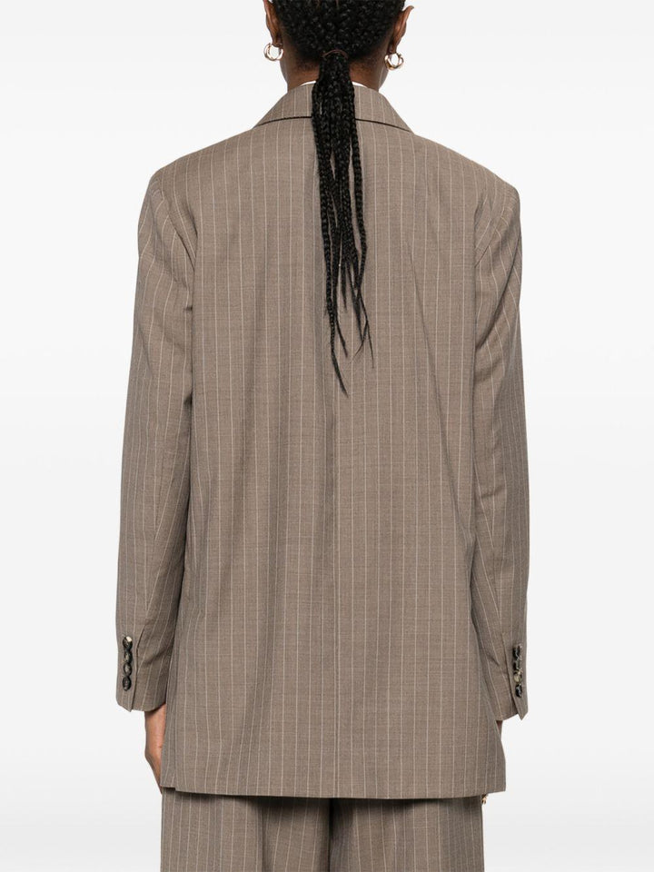 Blazer doppiopetto Acciaio 