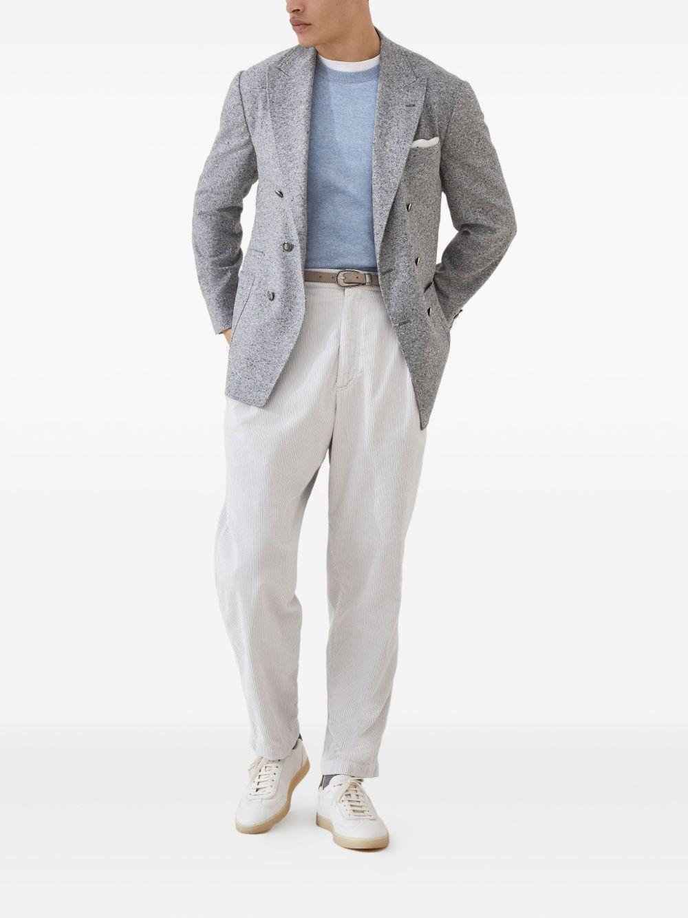 Maglione azzurro in cashmere 