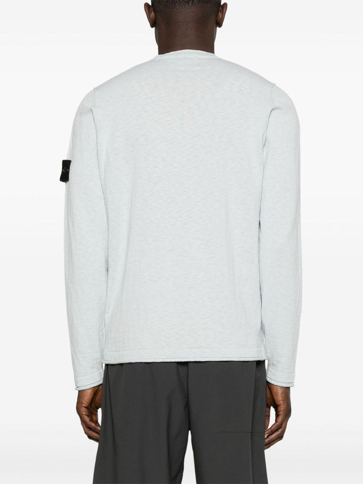 Maglione sky con applicazione 