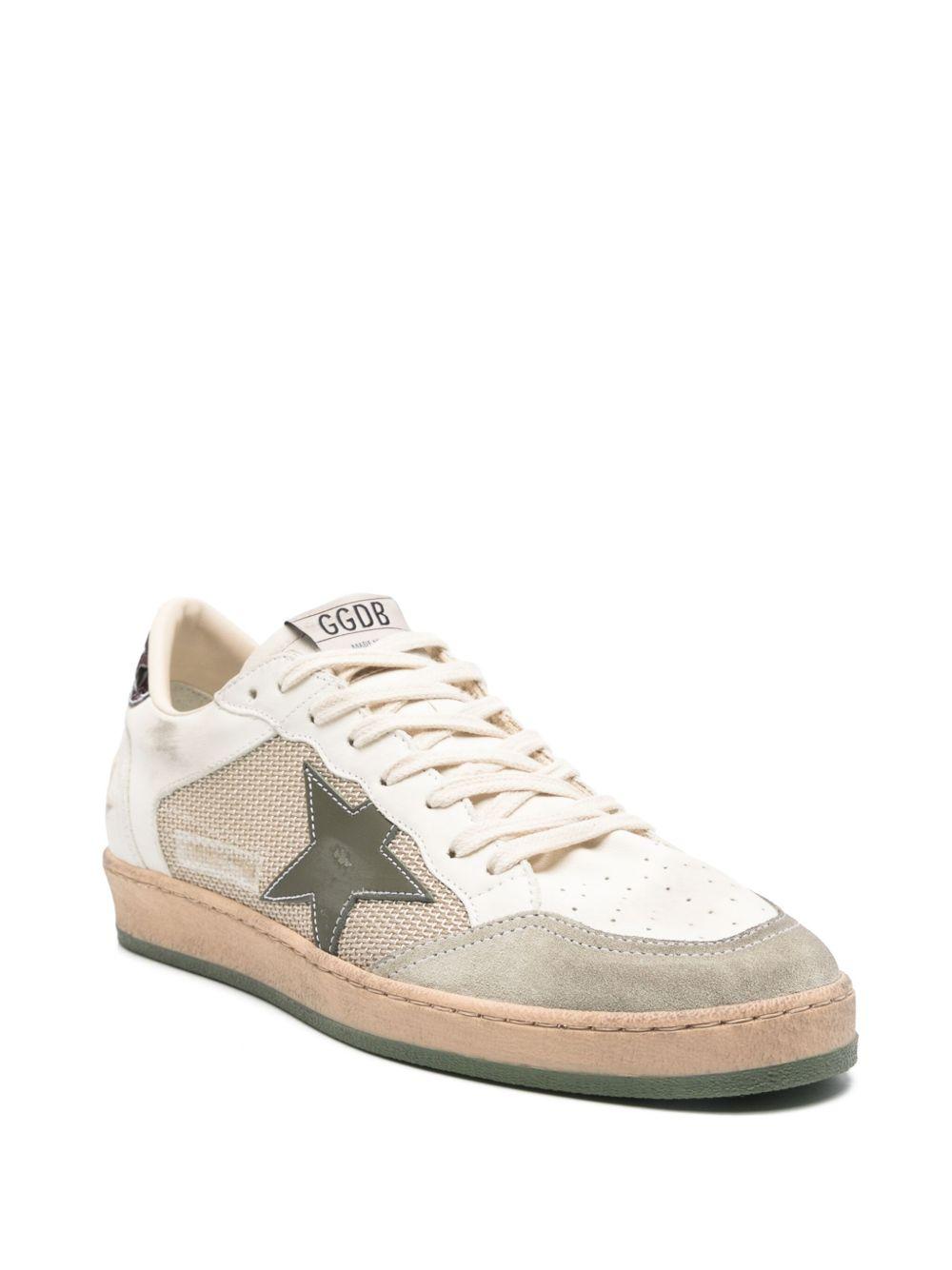 Sneakers Ball Star beige chiaro con imbottitura e soletta rimovibile 