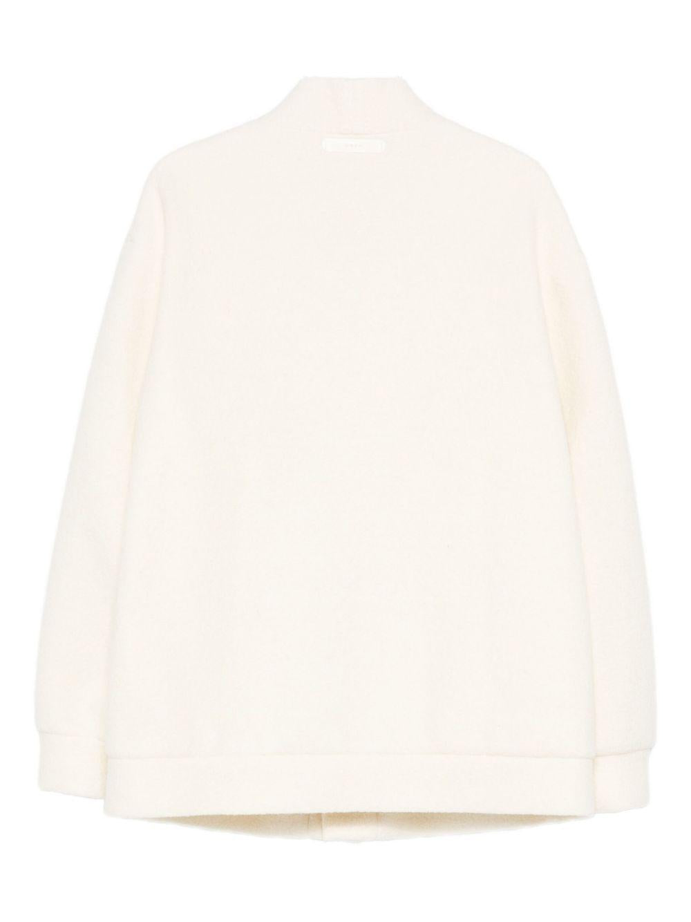 Giacca bianca con tasche 