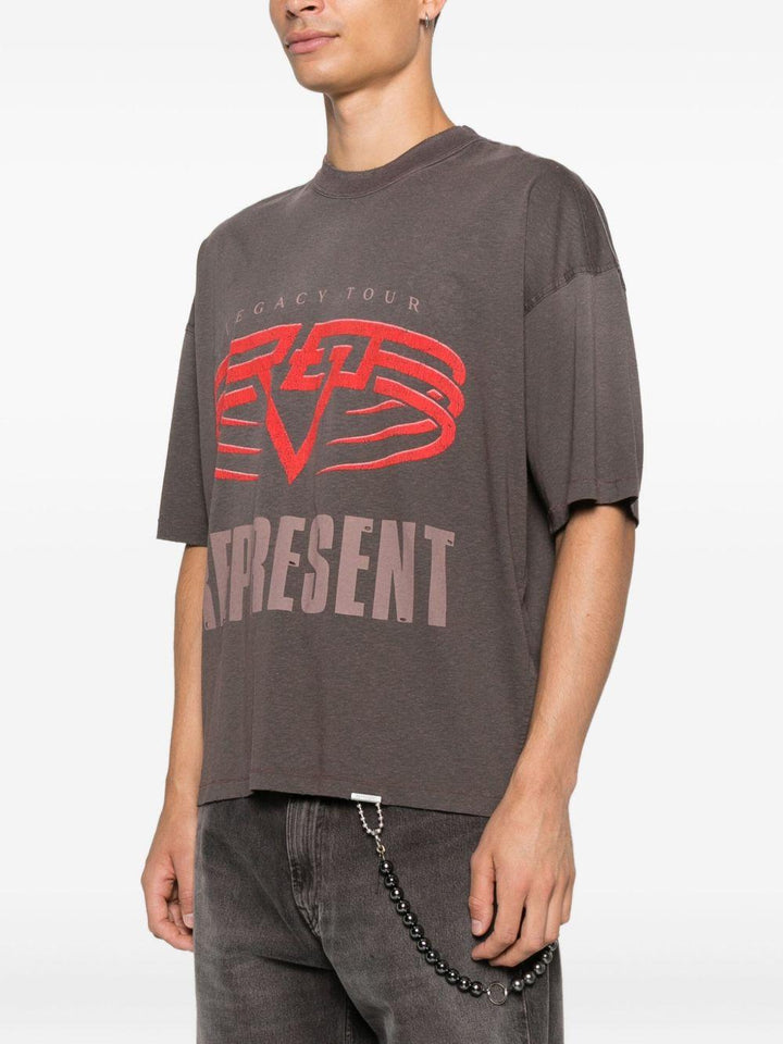 T-shirt con logo nera 