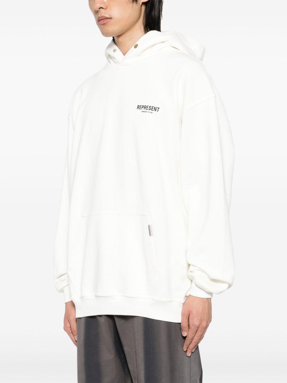 Felpa Hoodie Owners club bianca 